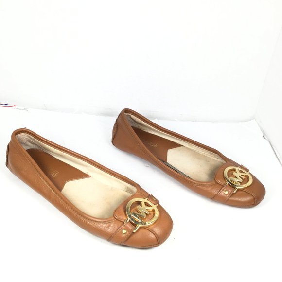 MICHAEL Michael Kors Shoes - Michael Kors Leather Brown Flats Size 7